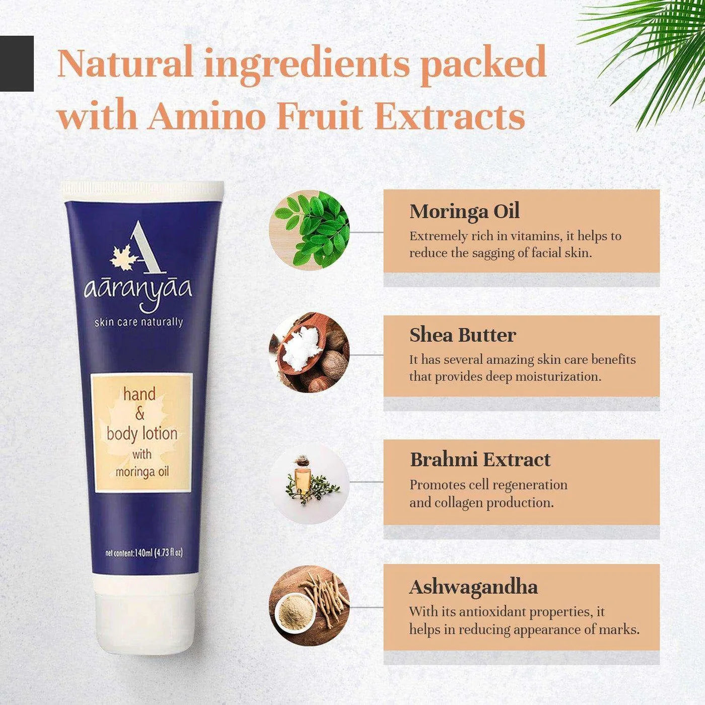 Aaranyaa Hand & Body Lotion (140ml)