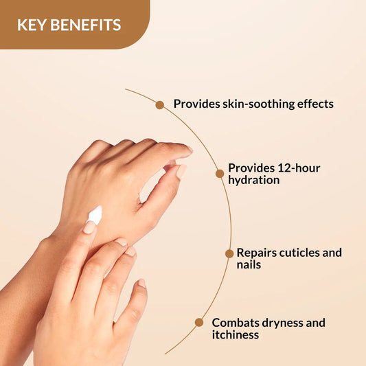 Hand Cream | Instant Relief & 12-Hr Hydration for Dry & Itchy Hands