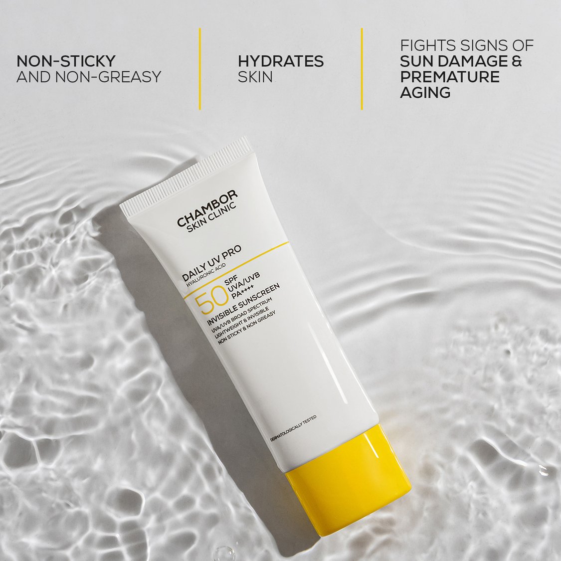 CHAMBOR Skin Clinic Daily UV Pro Invisible Sunscreen SPF 50 - 50g