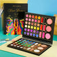 De'Lanci Just Dance 78 Color Eyeshadow Makeup Palette, Matte, Shimmers And Glitter Highly Pigmented Eye Long Lasting, Waterproof With Blush/Highlighter/Contour Bronzer/Lips