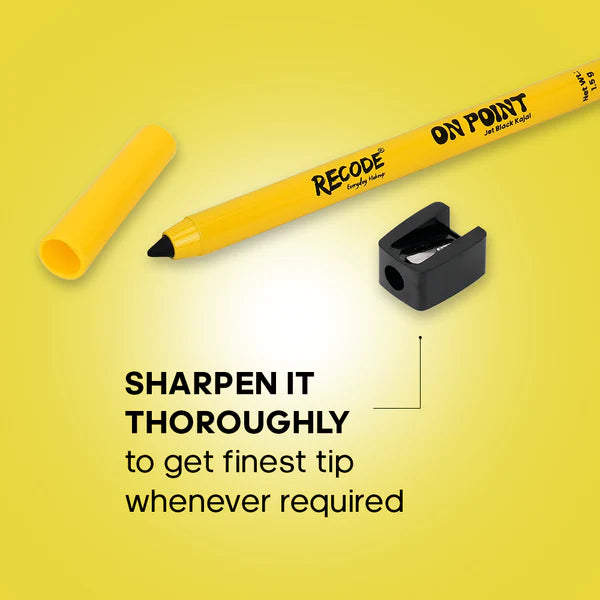Recode Studios Recode On-Point Kajal With Sharpener 1.5 G
