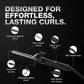 Ikonic Professional Curling Tong CT-16- 2.0, Titanium Barrel, Reduces Frizz and Static 1's