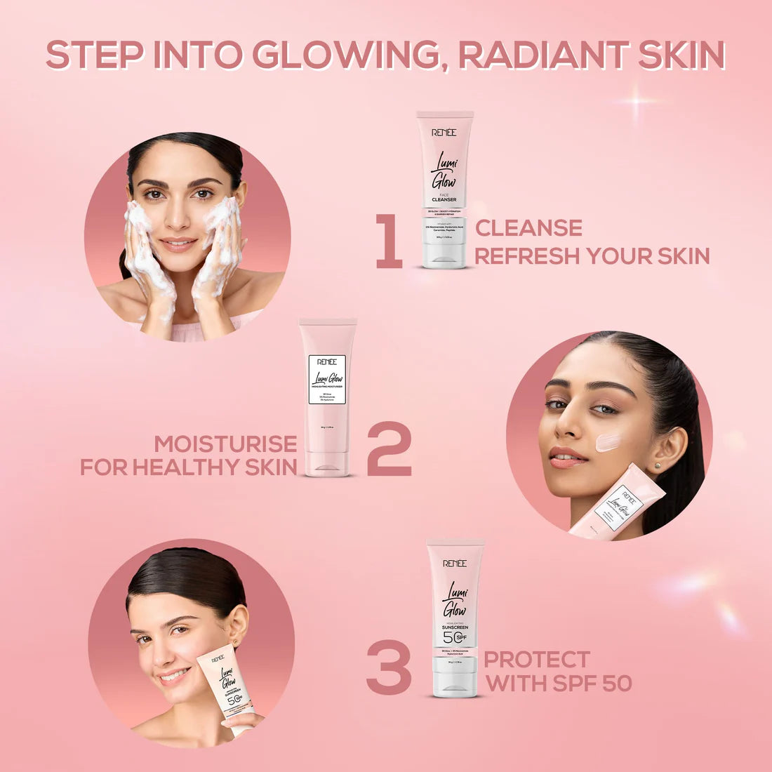 RENEE Lumi Glow Face Cleanser, 100g