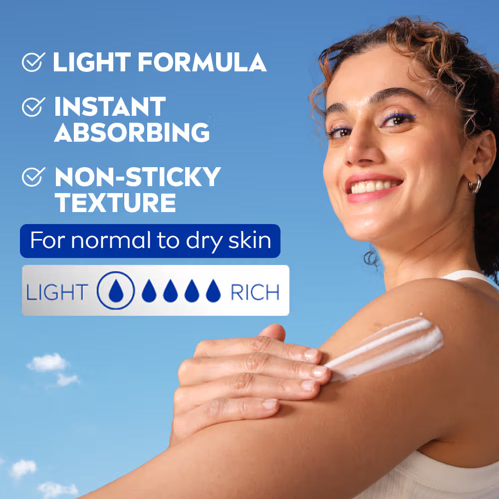 NIVEA 100% NATURAL ALOEVERA Body lotion- 5 in 1 COMPLETE CARE for 48H Refreshing moisturization (200ml)
