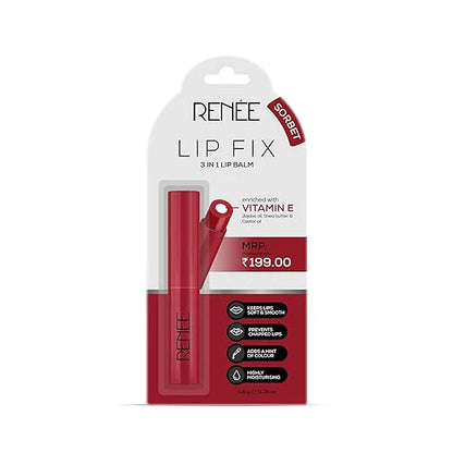 RENEE Lip Fix 3 in 1 Tinted Lip Balm 6gm