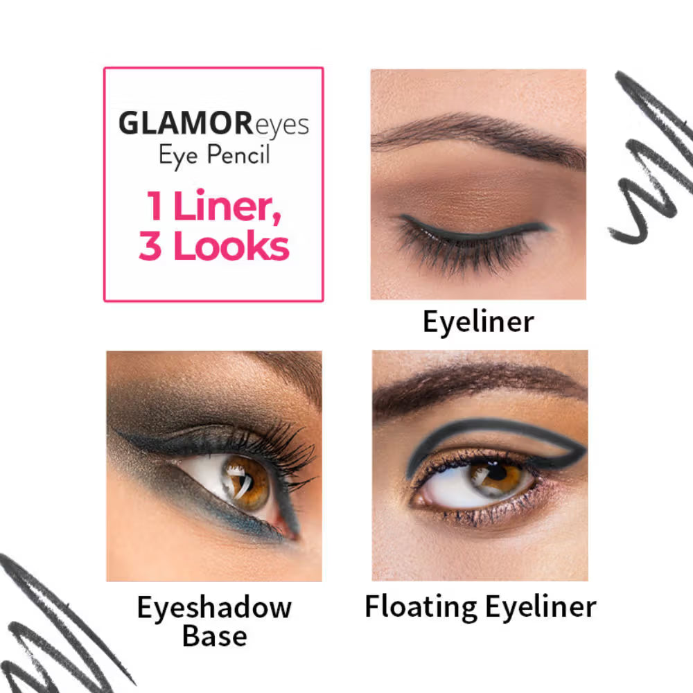 Nykaa Glamoreyes Colour Eye Pencil Kajal (1.2g)