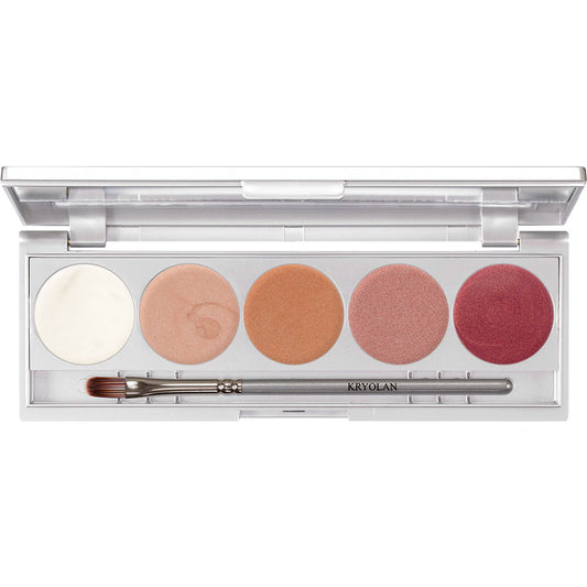 kryolan Illusion Palette 5 colors emotion