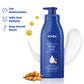 Nivea Deep Moisture Serum Vit E Body Lotion 48H Intense Moisturization Almond Oil Dry-Very Dry Skin (400ml)