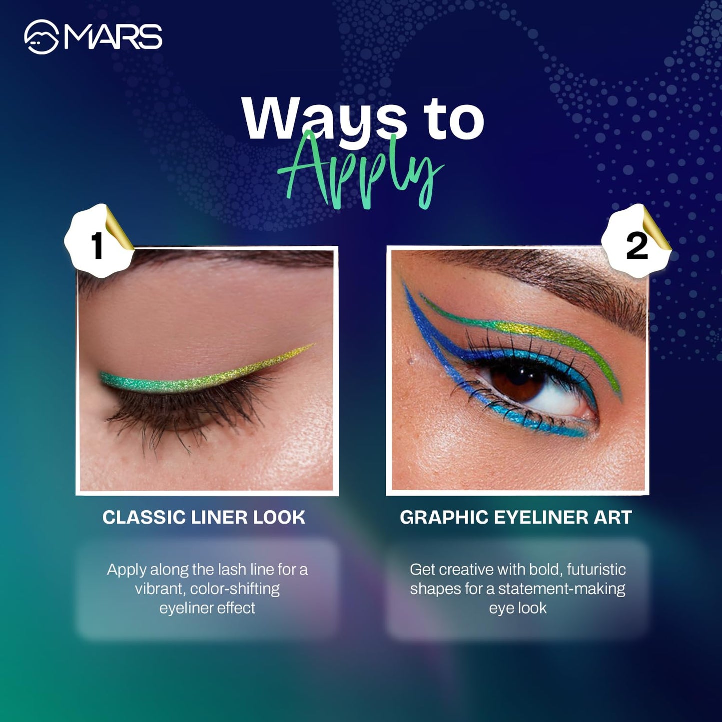 MARS Northern Lights Duo Chrome Liquid Eyeliner (1.5 ml)