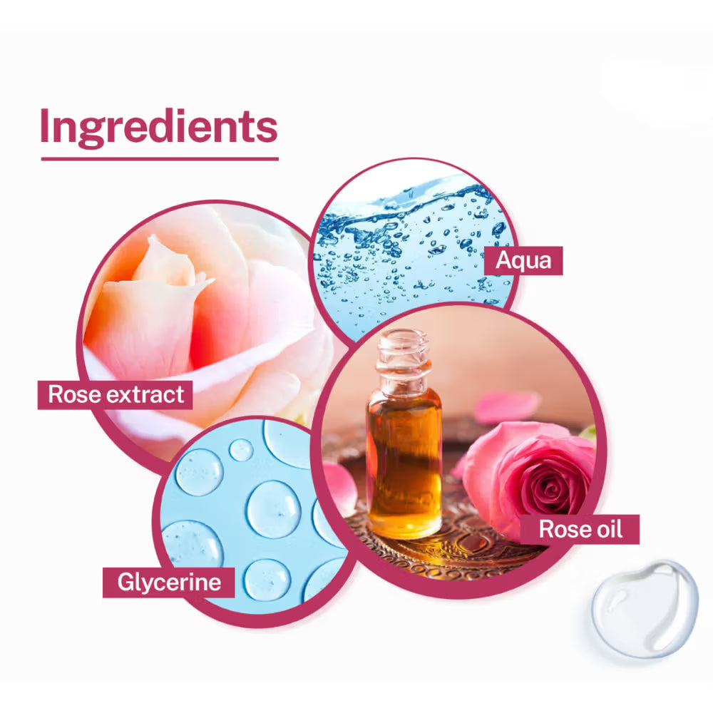 Love Earth Rose Water Gulab Jal Face Mist Toner with Rose for Skin Hydration and Natural Glow (100ml)