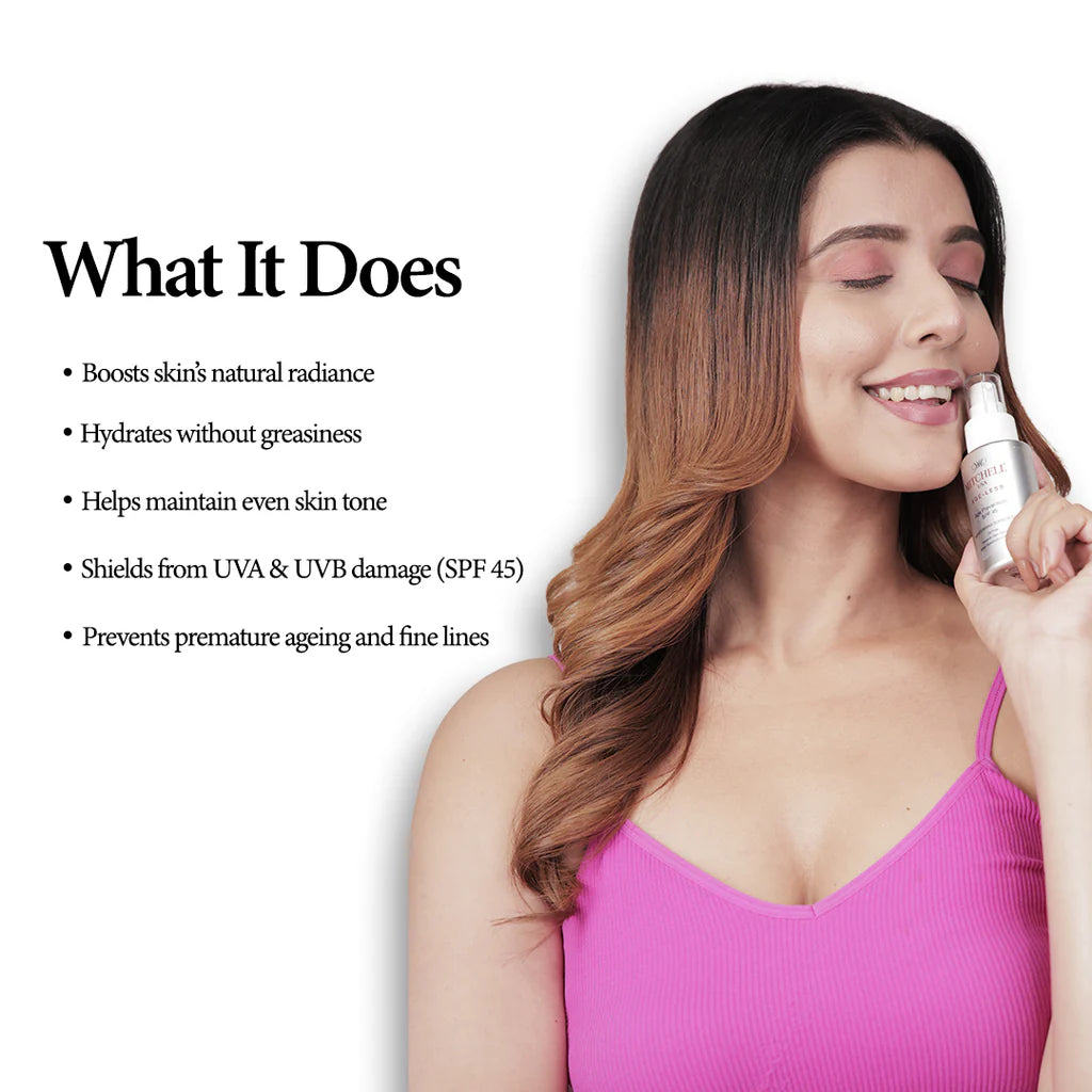 Mitchell USA AGE-LESS Age Prevention SPF 45 - Anti-aging Sunscreen for Face, 50ml