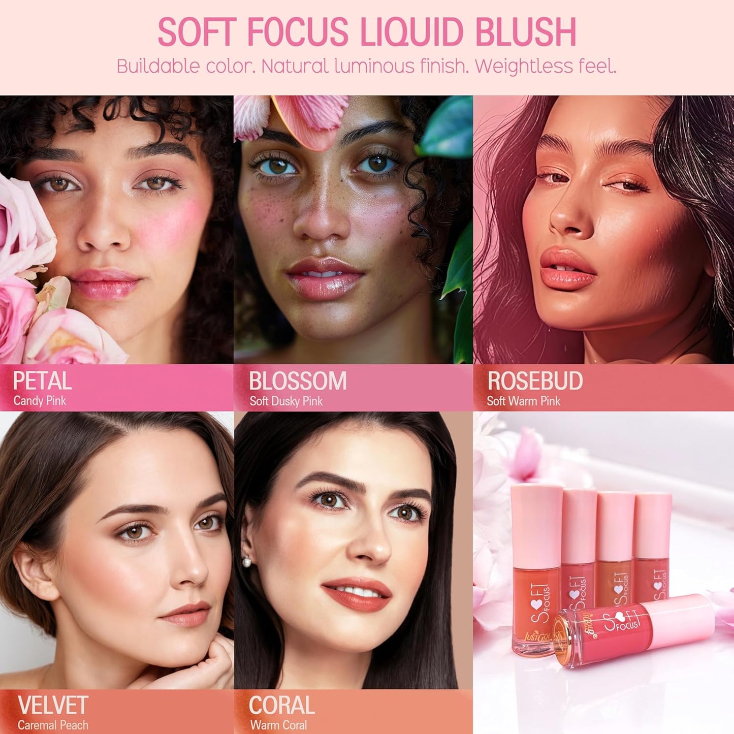 Justgold Soft Focus Liquid Blush |5ml