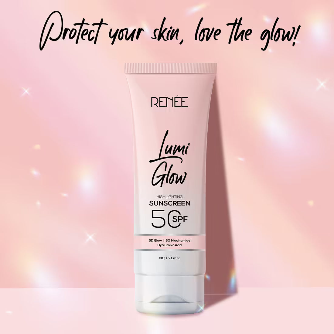 Renee Cosmetics Lumi Glow Highlighting SPF 50 Sunscreen (50g)