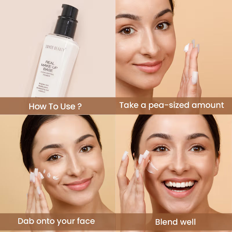 Swiss Beauty Real Make Up Base Highlighting Primer 32ml