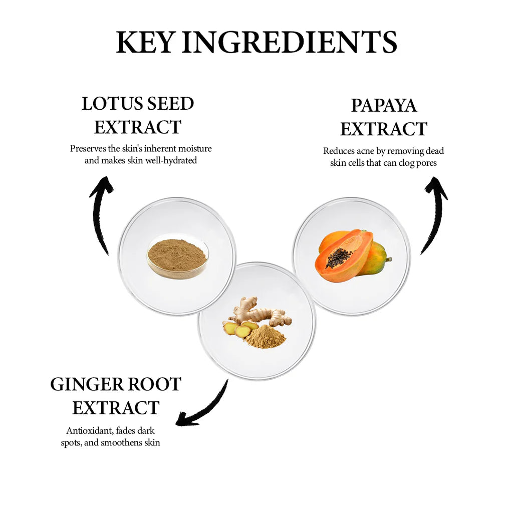 Mitchell USA AGE-LESS Papaya Brightening Cleanser - Natural Anti-aging Face Wash (200ml)