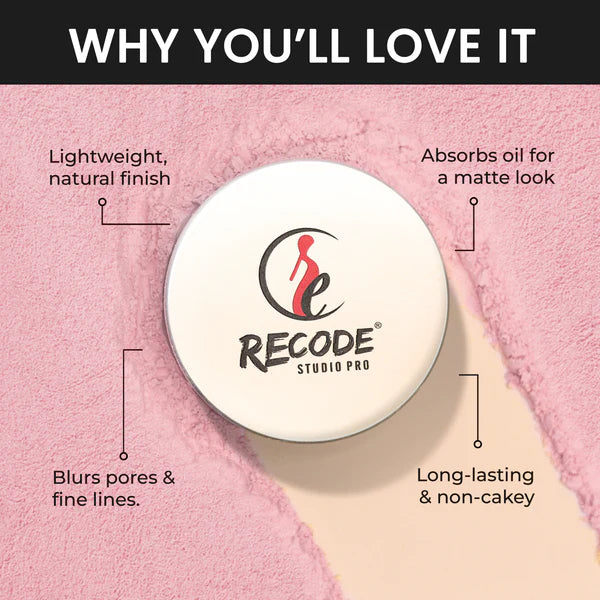 Recode Pink Setting Powder - 12 G