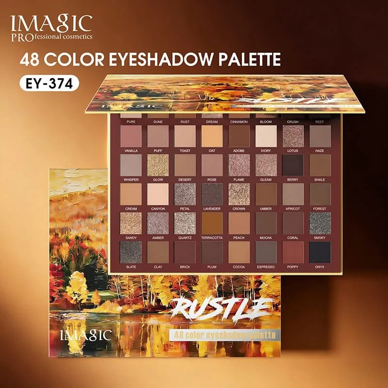 IMAGIC 48 COLOR RUSTLE EYESHADOW PALETTE