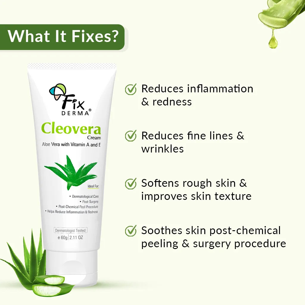 Fix Derma Cleovera & Cucumber Face Wash | Refreshed, Brighter Skin With Every Wash