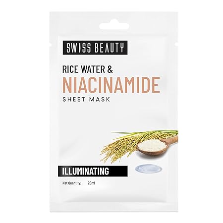Swiss Beauty Charcoal & Bamboo Instant Detox Sheet Mask| Serum- infused sheet mask | Unclogs pores, Balances excess oil | 20ml
