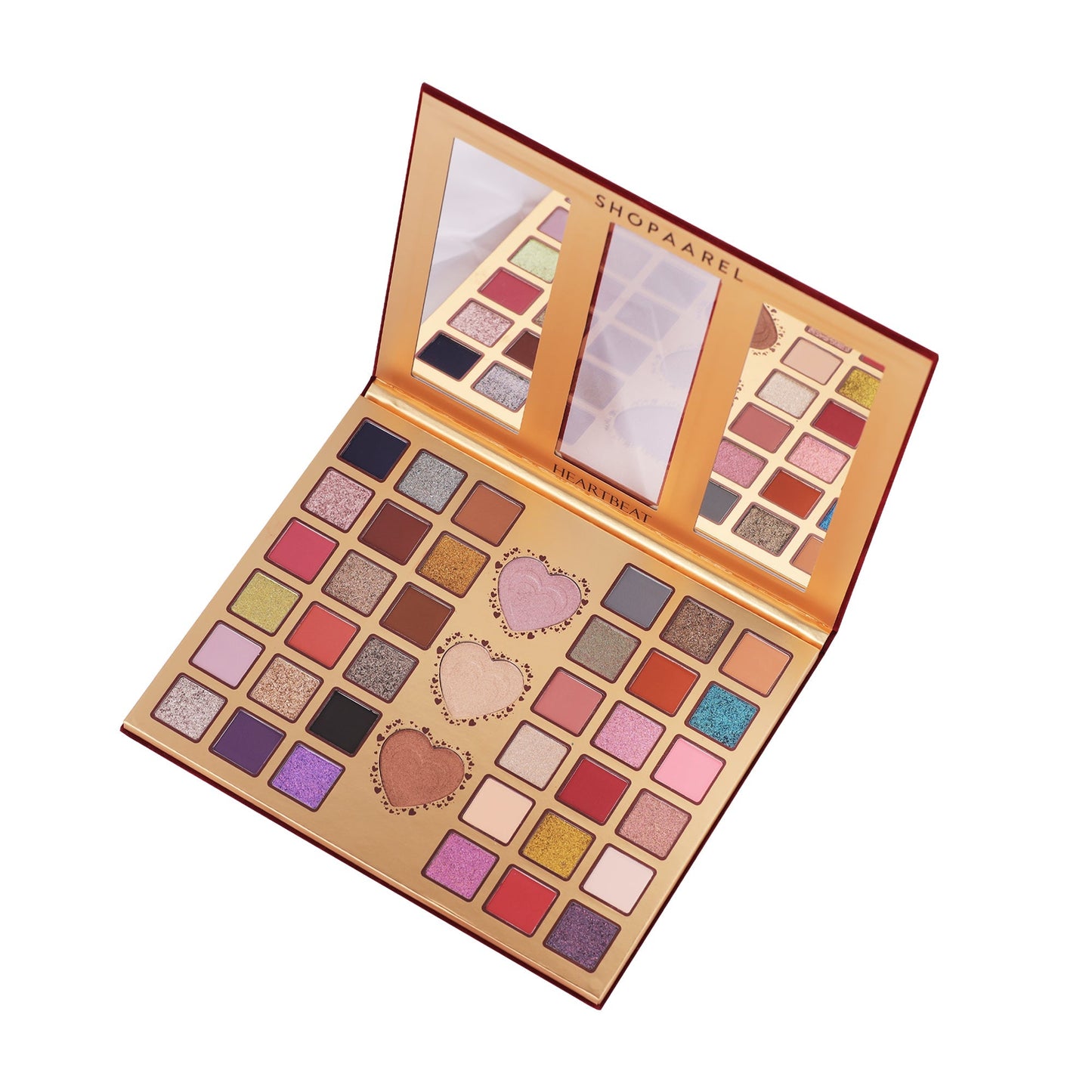 Shopaarel Heartbeat Eyeshadow & Highlighter Palette 18g