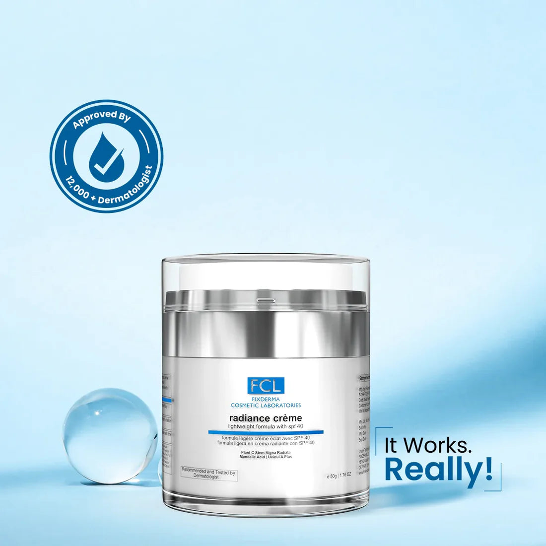 Radiance Creme Lightweight Formula with SPF 40 50g