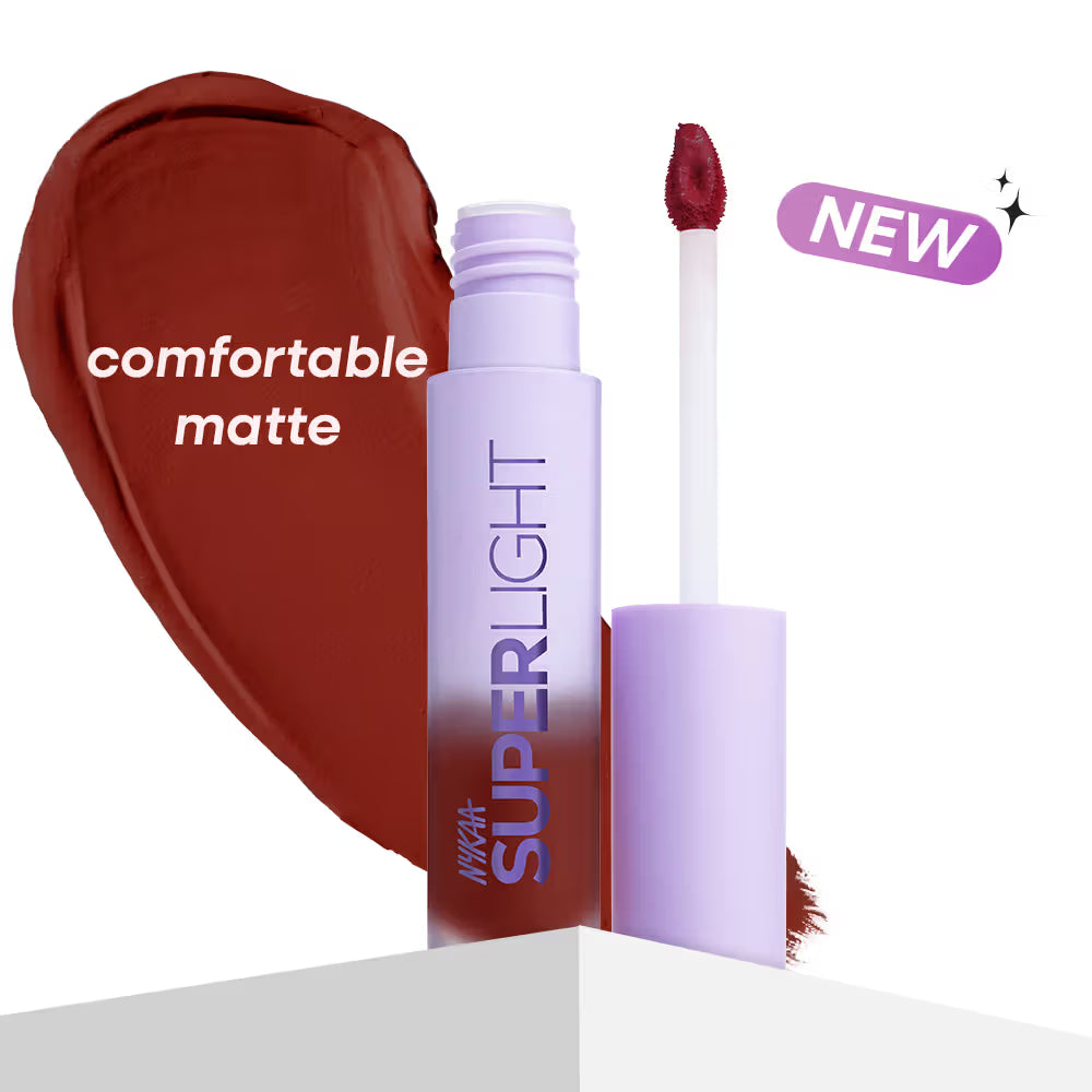 Nykaa Superlight Lip Cloud Airy Mousse Matte Liquid Lipstick for Lip & Cheek (5ml)