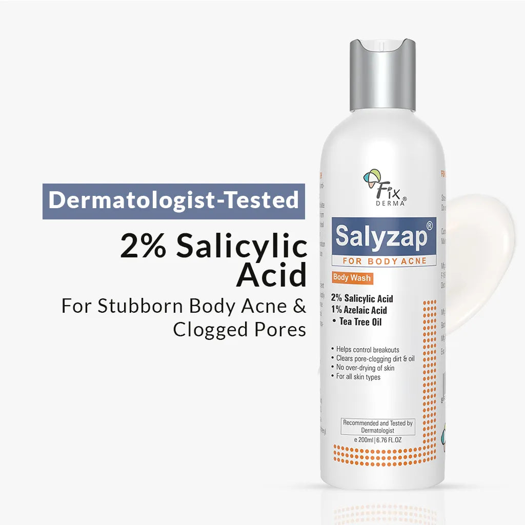 Fix Derma Salyzap Body Wash | Soap-Free Wash to Combat Stubborn Body Acne