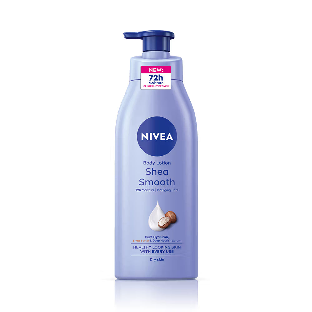 NIVEA Shea butter BODY LOTION - 5 in 1 COMPLETE CARE for 48H Moisturised Skin (Dry Skin)