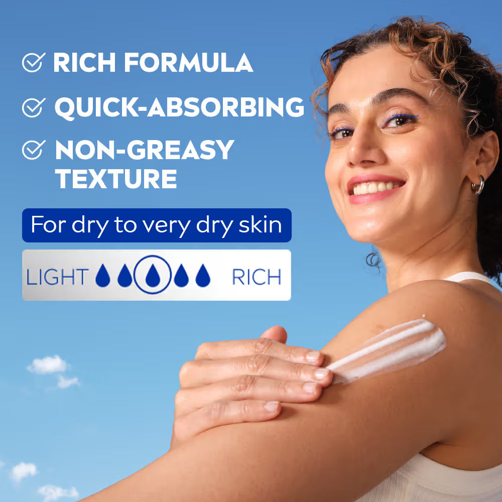 NIVEA Shea butter BODY LOTION - 5 in 1 COMPLETE CARE for 48H Moisturised Skin (Dry Skin)