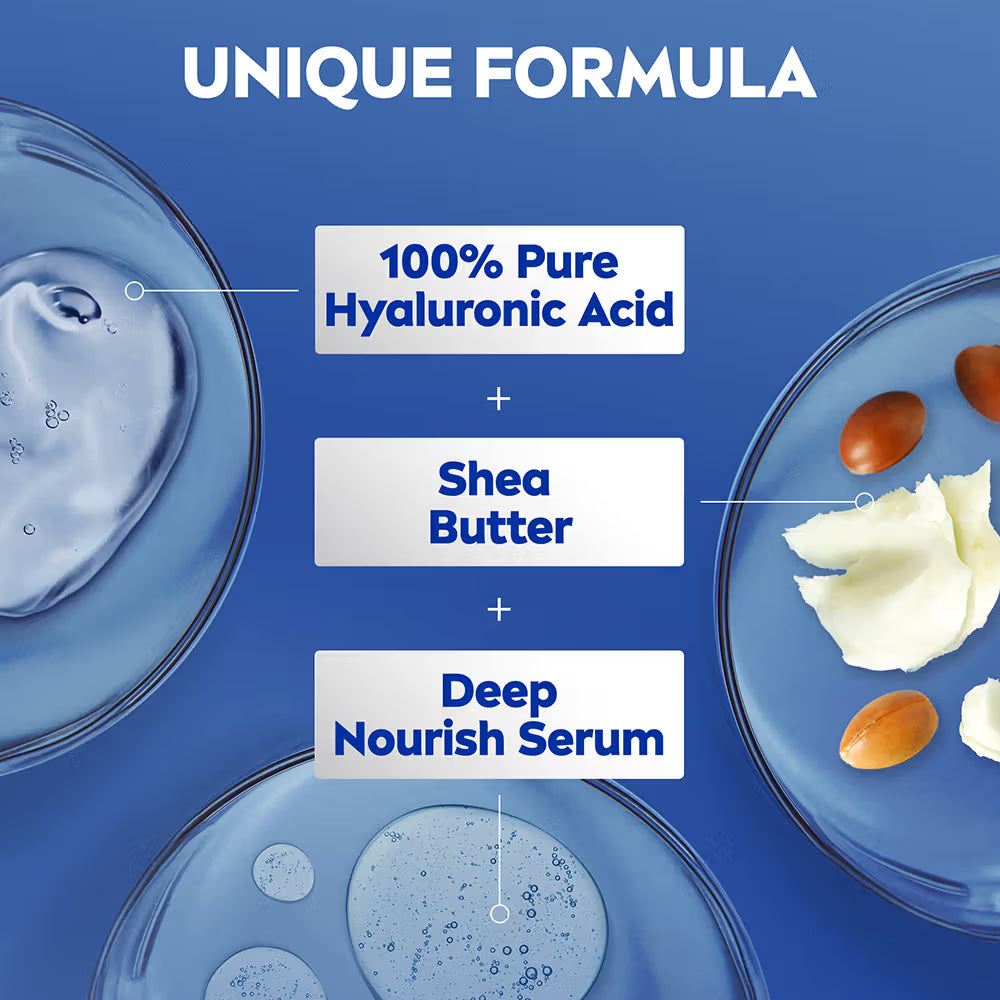 NIVEA Shea butter BODY LOTION - 5 in 1 COMPLETE CARE for 48H Moisturised Skin (Dry Skin)