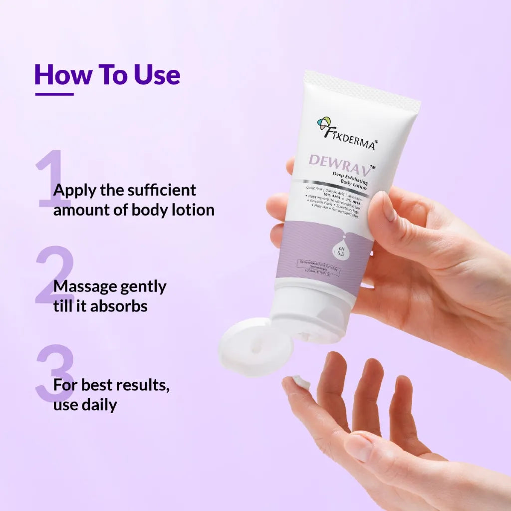 Fix Derma Dewrav Deep Exfoliating Body Lotion