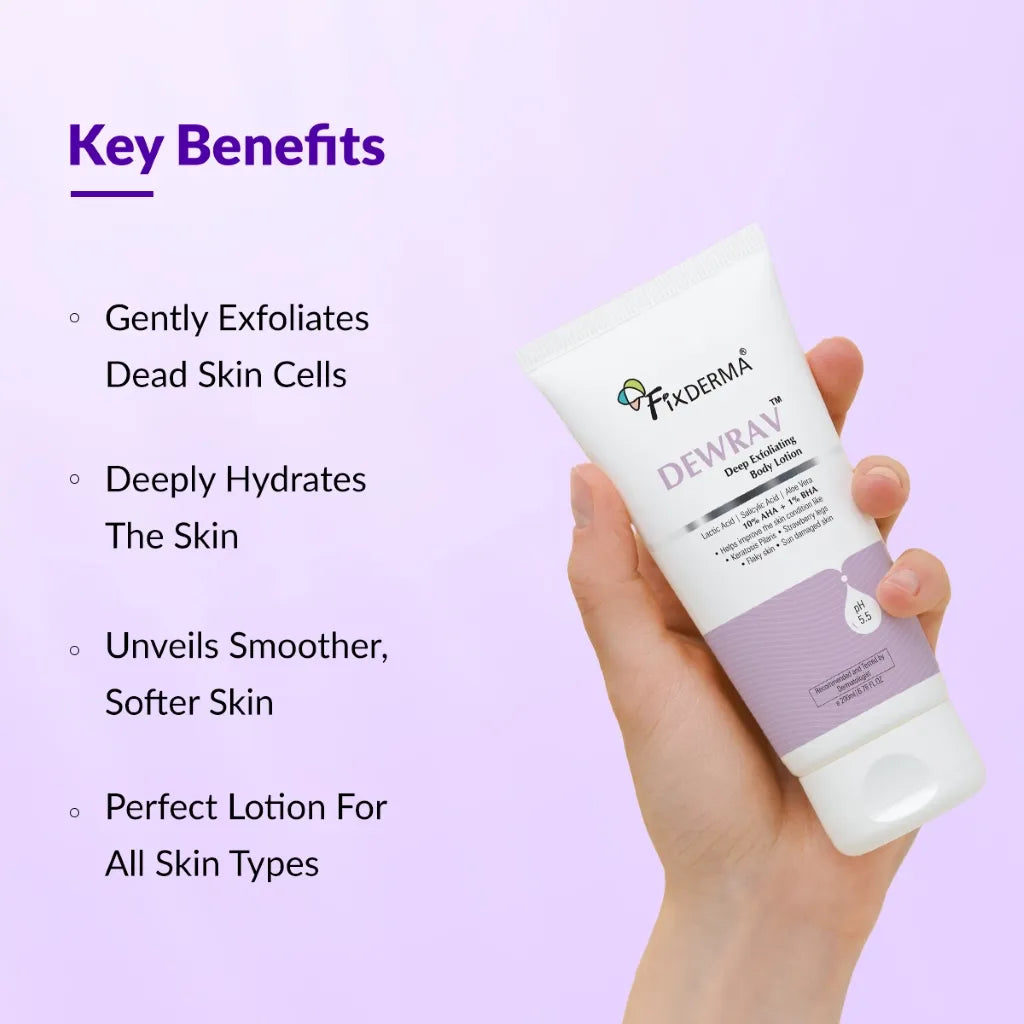 Fix Derma Dewrav Deep Exfoliating Body Lotion
