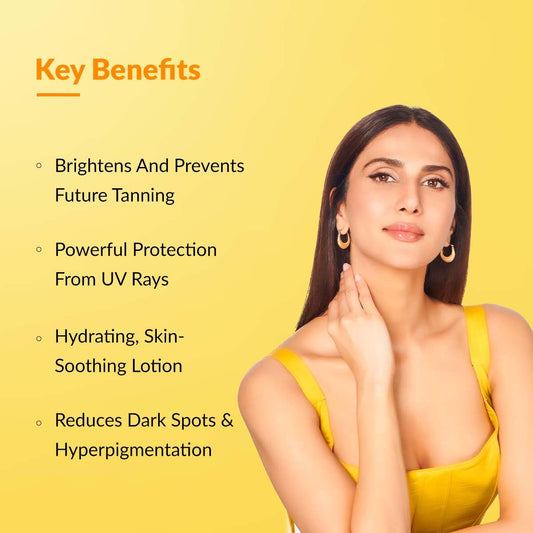 Fixderma Shadow Sunscreen Body Lotion with SPF 50 PA+++ & 2% Niacinamide | Body Sunscreen | Prevents Sun Tan, UVA & UVB Protection with No White Cast For Women & Men - 200 ml