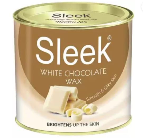 Sleek White Chocolate 600 Gram White Chocolate Hair Removal | Hair Removal For Arms, Chest, Legs, Back, and Full Body | For Men & Women