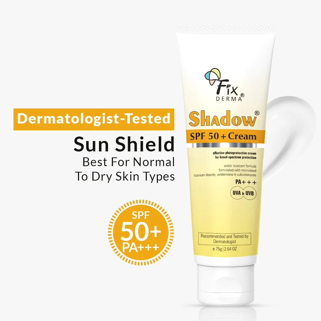 Shadow Sunscreen SPF 50 + Cream | Broad-Spectrum SPF 50+ Protection for Dry Skin 75g