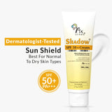 Shadow Sunscreen SPF 50 + Cream | Broad-Spectrum SPF 50+ Protection for Dry Skin 75g