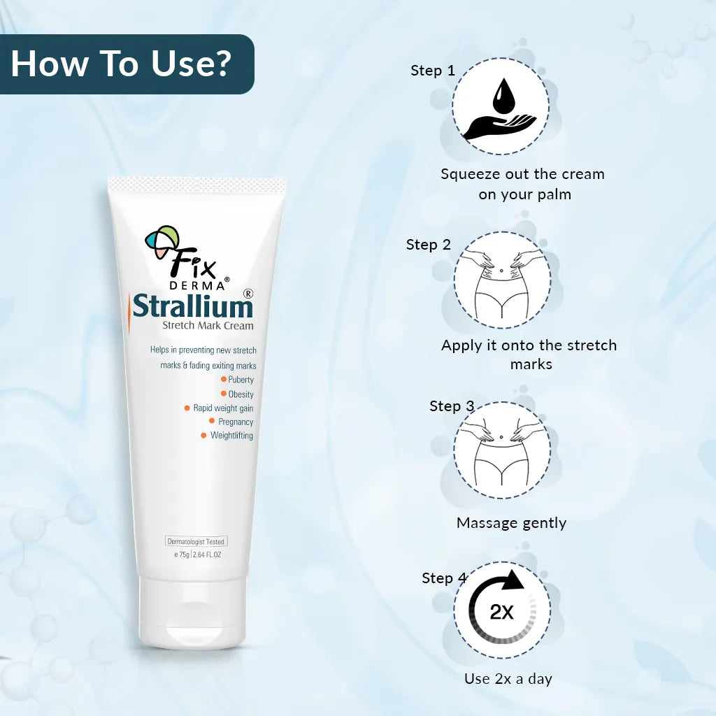 Fix Derma Strallium Stretch Marks Cream | Novel skin care solution to reduce stretch marks effectively
