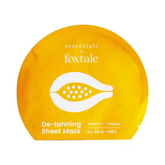 Foxtale Essentials Tan Removal Sheet Mask With Vitamin C And Papaya (26g)