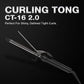 Ikonic Professional Curling Tong CT-16- 2.0, Titanium Barrel, Reduces Frizz and Static 1's