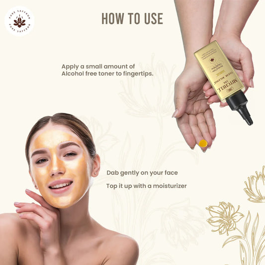 Mitchell USA Clear Balance SAFFRON Alcohol Free Toner (100ml)