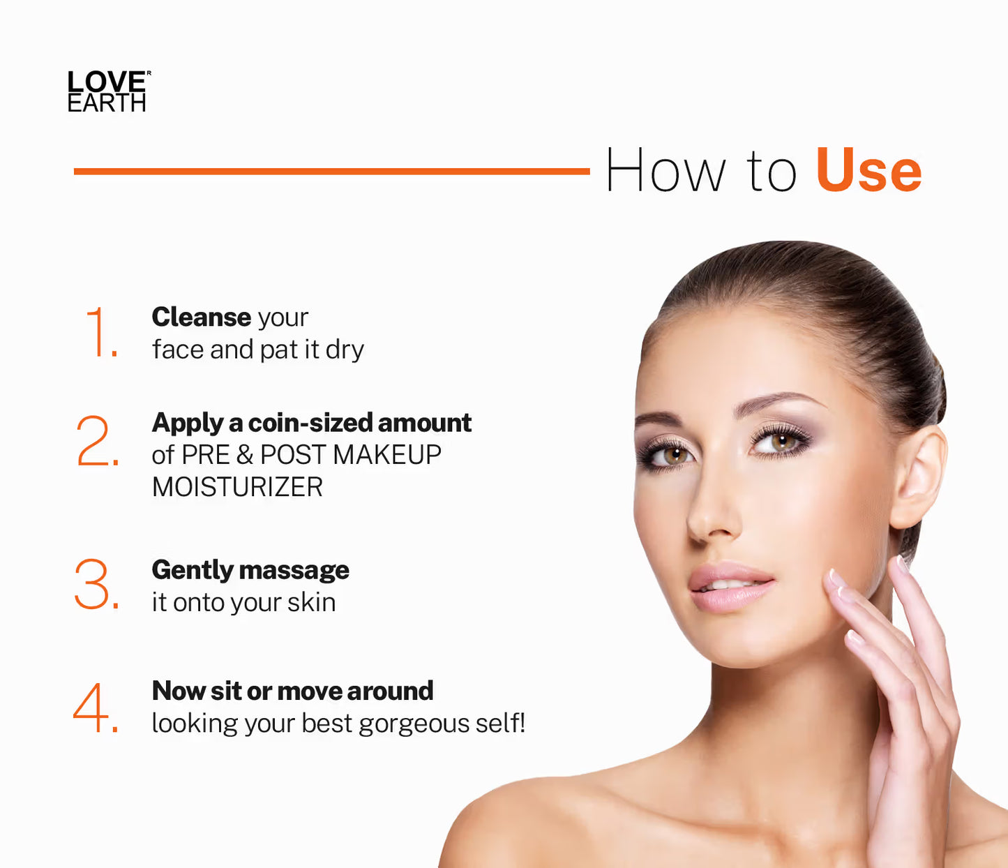 Love Earth Pre & Post Makeup Face Moisturizer with Jojoba Oil for Skin Hydration & Moisturizing (50gm)