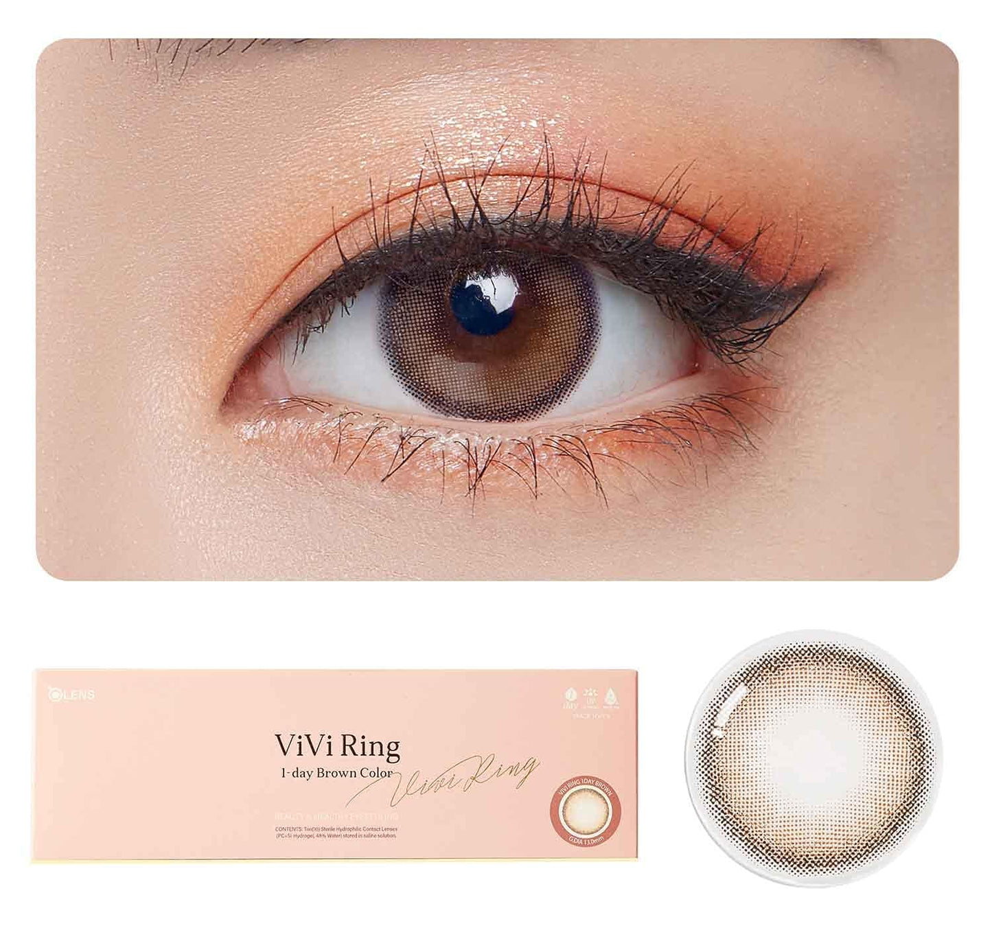 OLENS Daily Colour Contact Lens One Day Lenses 10 Lens/Box