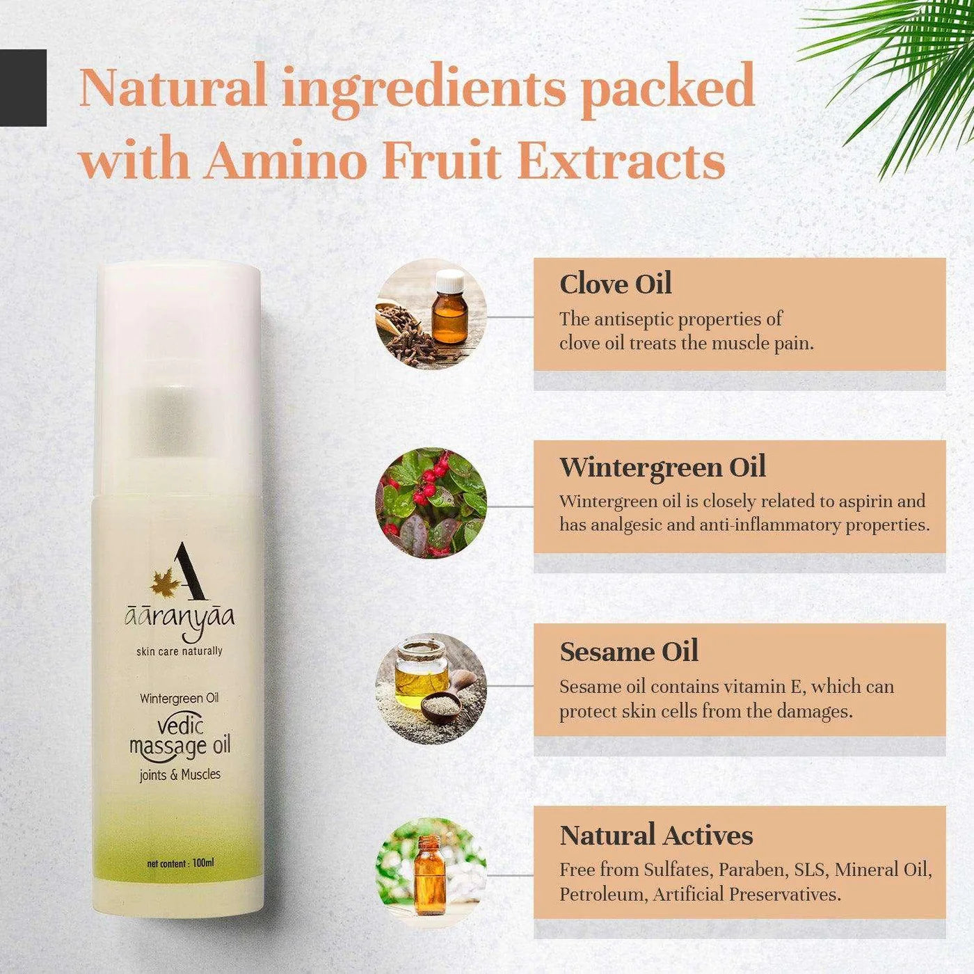 Aaranyaa Vedic Massage Oil (100ml)