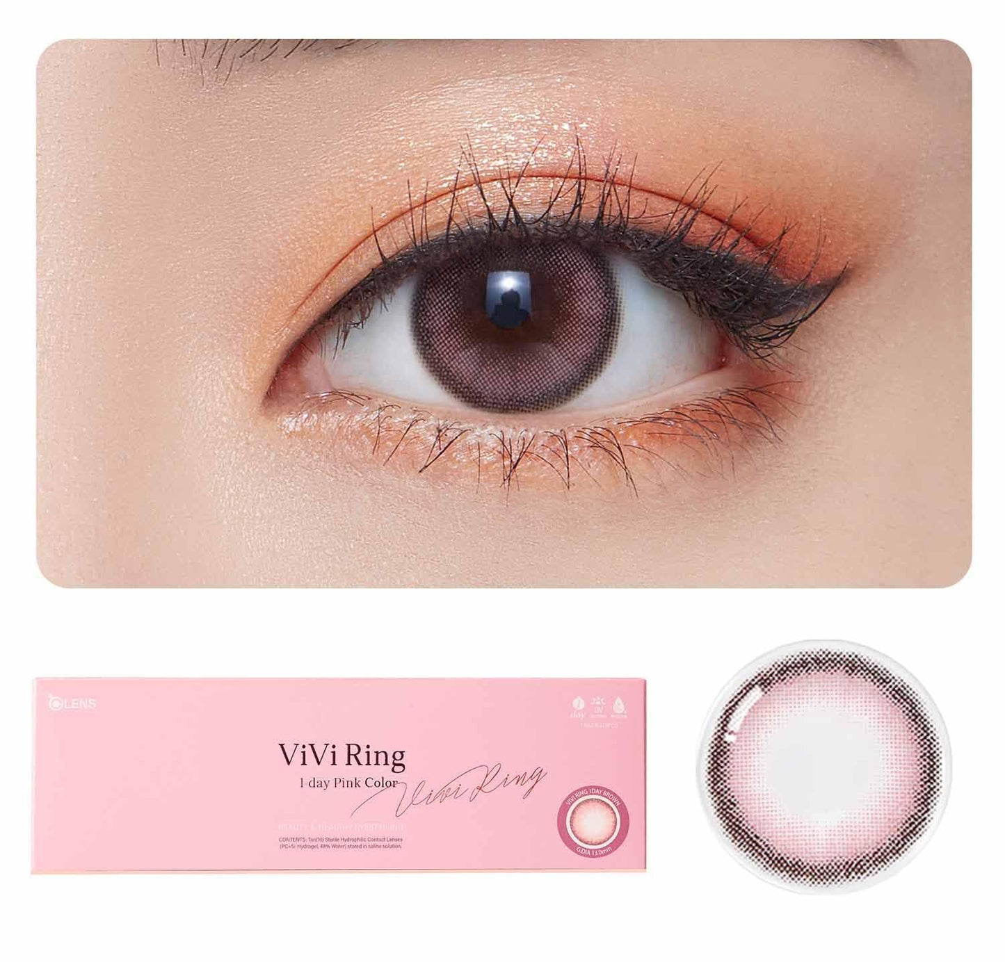 OLENS Daily Colour Contact Lens One Day Lenses 10 Lens/Box