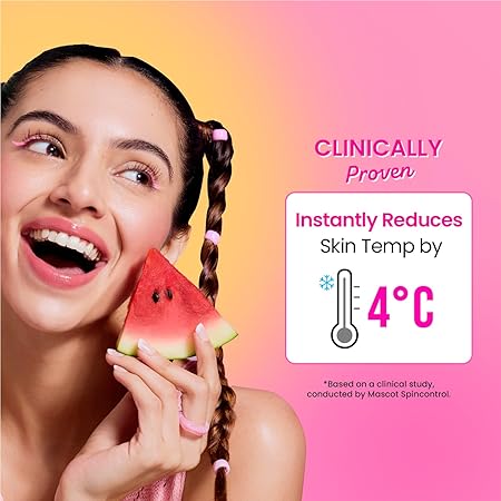 Dot & Key Watermelon Cooling Icy Gel Moisturizer | Instantly Cools Skin, Hyaluronic & Niacinamide | Controls Excess Oil, Boosts Radianc | Refreshes & Soothes Skin, Non-sticky & Non-greasy | 60g
