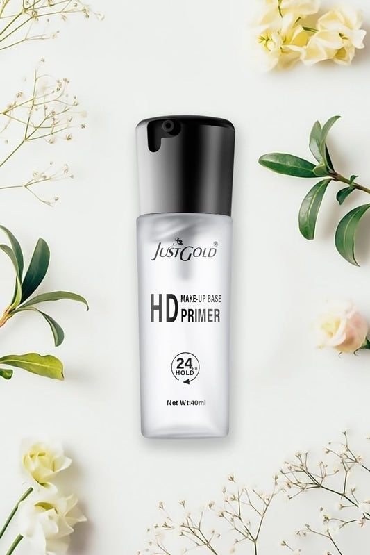 JustGold HD Primer for Face Makeup Long Lasting and Smooth Base with Oil Control (40ml)