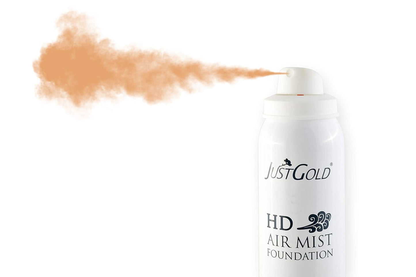 JUSTGOLD HD Air Mist Foundation With Spf 20 Full Coverage Spray With Matte Finish For Face And Body | All Skin Types