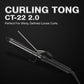 Ikonic Professional Curling Tong CT-22 - 2.0, Titanium Barrel, Reduces Frizz and Static 1's