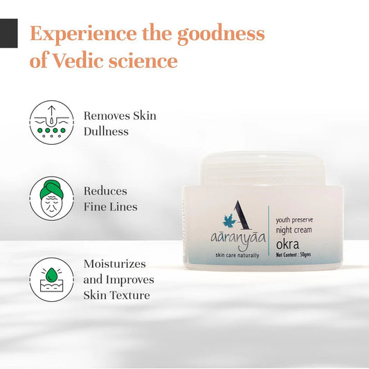 Aaranyaa Youth Preserve Night Cream Okra